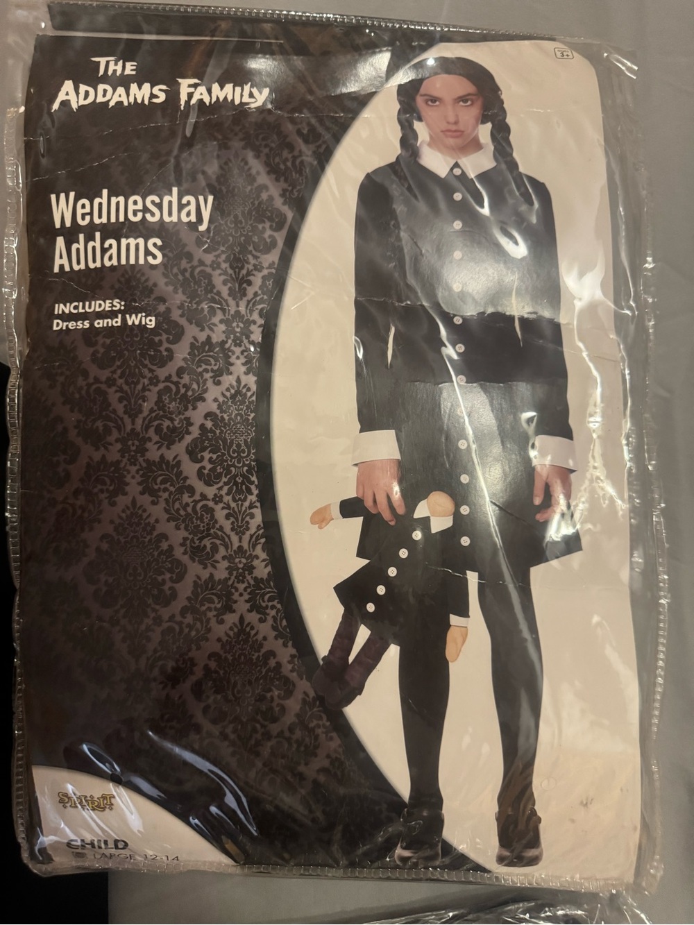 Spirit Wednesday Addams Costume - Black and White
